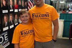 Supporters come out for Ron Falconi