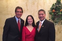Ron and Geny with former Congressman Jim Renacci
